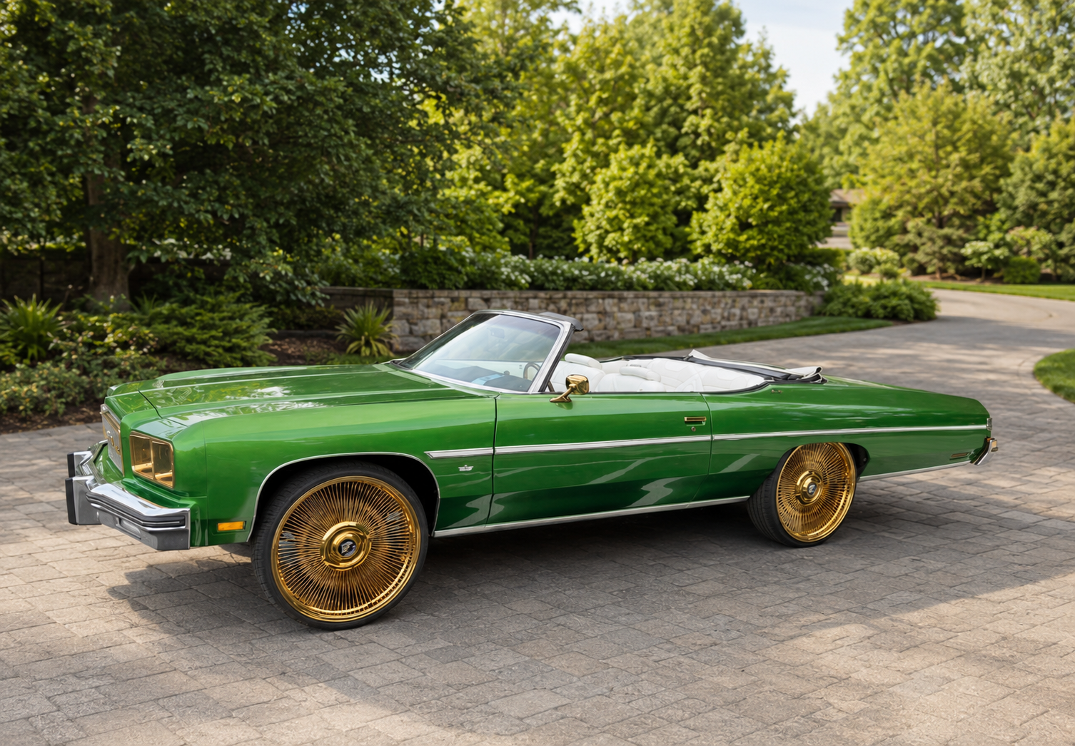 1975 Chevrolet Caprice Classic Convertible — Green
