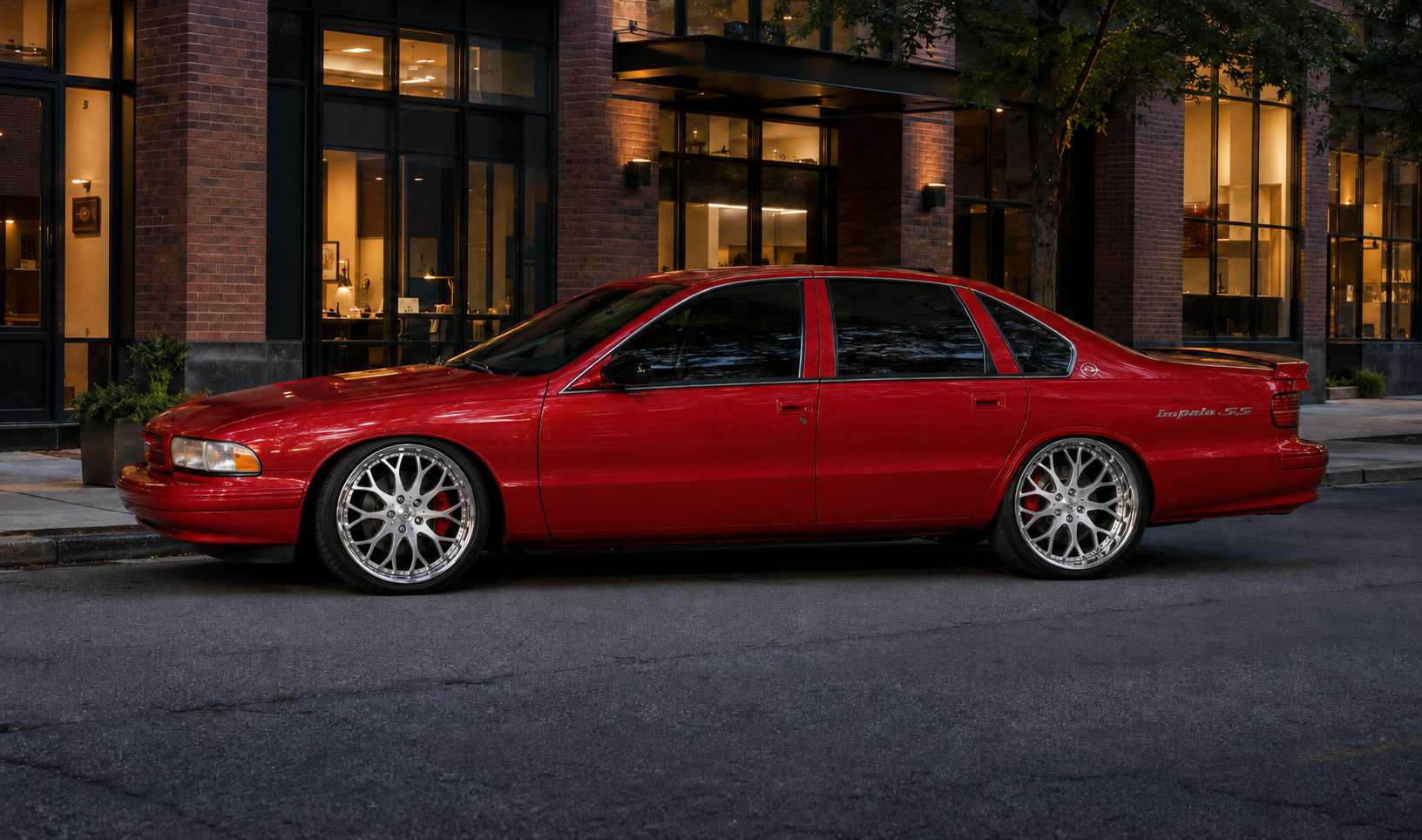 1996 Chevrolet Impala SS — Red / Burgundy
